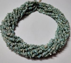 Perles de larimar bleu non taillées, perles de pierres précieuses, perles de nugettes minuscules polies, brin de 17 pouces ou 34 pouces - Product Image 6