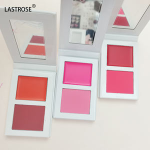 Bedak dan Krim Blush Dua Warna dengan Pigmen Tinggi Logo Anda Riasan Wajah Pipi Label Pribadi Palet Highlighter dan Blush - Product Image 3