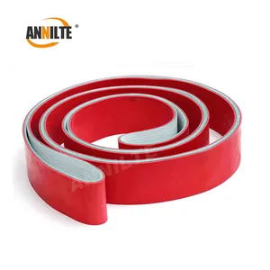 Annilte Custom Wear Resistant Pvc Conveyor Belt With Red Rubber