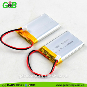 653450 <span class=keywords><strong>3</strong></span>,7 V 1200 mAh lipo battery for bluetooth headset/keyboard - Product Image 3