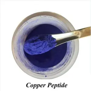 99% Cosmetic Copper Tripeptide-1 CAS 89030-95-5 Ghk-Cu For Anti-Aging CAS 49557-75-7