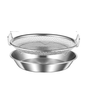 Bandeja para <span class=keywords><strong>Filtro</strong></span> de Aceite, Cesta de Drenaje de Malla de Acero Inoxidable, Coladores para Alimentos Fritos, Rejilla de Drenaje, Escurridor para Verduras - Product Image 1