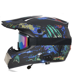 <span class=keywords><strong>Casco</strong></span> de Motocicleta Todoterreno Mejorado Aprobado por VIRTUE DOT con Auriculares <span class=keywords><strong>Bluetooth</strong></span> Integrados, Venta al por Mayor desde China - Product Image 4