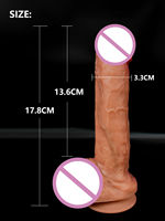 Juguete Sexual, Funda Extensora de Pene de Silicona Gruesa, Reutilizable, Dildo Realista, Condones, Retrasa la Eyaculación, Súper Suave