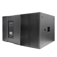 Accuracy Pro Audio WQ15D1 Altoparlante Attivo in Legno da 700W, Subwoofer da 15 Pollici, Amplificatore Integrato, Cassa per Subwoofer Alimentata da 15 Pollici