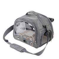 Sac de transport pour oiseaux en nylon imperméable, sac bandoulière pour petits animaux, transparent, portable, respirant, design anti-évasion pour perroquets