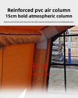 Tente de camping extérieure en gros, entièrement automatique, quatre saisons, en tissu de coton, avec sangle de fixation, imperméable 3000MM+, 31kg, 3x3m