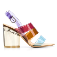 Chaussures arc-en-ciel pour femmes, escarpins à talons hauts, transparents, nouvelle collection, vente en gros