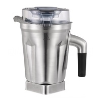 Ideagree NFC Blender à smoothie incassable sans BPA en acier inoxydable 304 316, pichet de 64 oz (2 L)