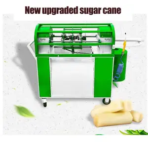 Machine d'épluchage de canne à sucre électrique automatique commerciale à haute productivité