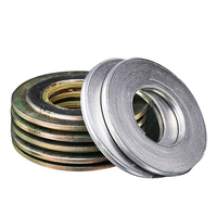 Joint en acier inoxydable 316 à haute température, enroulé en spirale, avec bride métallique, pour applications de tuyauterie, pression 0-1,2 Mpa, résistant au feu