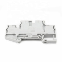 Bloc de bornes à ressort à double niveau à branchement rapide, câble de 2,5 mm, AWG24-12, 4 pôles, cuivre, connecteur à verrouillage rapide, 32A max, 500V