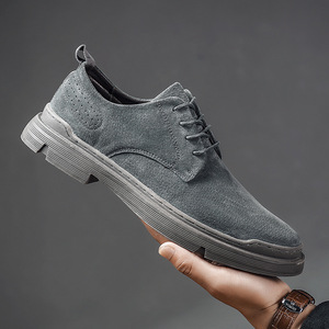 Nouvelles Chaussures Décontractées en Cuir pour Hommes Style Britannique 2026 – Polyvalentes et Simples en Peau de Porc - Product Image 2