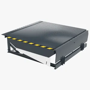 Rampe de chargement hydraulique pour quais de manutention d'entrepôt, destinée aux camions lourds et aux chariots élévateurs. - Product Image 1