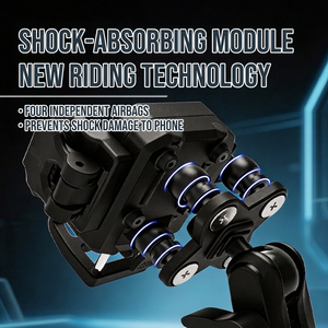 Soporte para Teléfono de Motocicleta Antivibraciones de Cuatro Ejes, Soporte de Navegación para Bicicleta con Acceso a la Lente de la Cámara para Venta al por Mayor B2B de Motos - Product Image 4