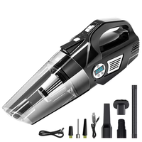 Aspirateur de voiture multifonctionnel à affichage numérique à haute aspiration Pompe à air puissante et adaptée à la maison et à la voiture