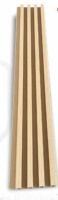 Panneau de persienne plastique bois usine vente en gros mur intérieur décoratif PVC composite latte feu étanche conception graphique WPC