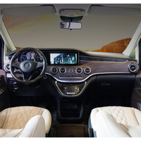 Kits d'Habitacle en Cuir Luxe Style Mercedes Maybach pour Tableau de Bord et Console Centrale de Mercedes Classe V Vito Design Affaires