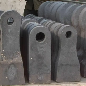 디젤 해머 밀 크러셔 기계 턱 플레이트 유형 스크린이있는 광광 채광을위한 고 망간강 단조 100kg 중국 - Product Image 1