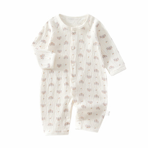 Mameluco de Manga Larga para Bebé, Algodón Transpirable, Unisex, Body de Verano Ligero y Cómodo con Etiqueta Categoría A - Product Image 5