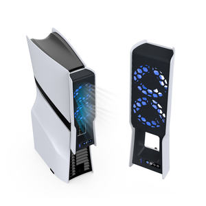 Ventilateur de refroidissement de console USB 3.0 pour PS5 Slim / PS5 Pro, support de refroidissement de console avec deux ventilateurs, accessoires de <span class=keywords><strong>jeu</strong></span> - Product Image 2