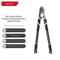 Deli Heavy-Duty dikke takkenknipper met arbeidsbesparend hefboommechanisme, intrekbaar, voor huishoudelijk gebruik en fruitbomen.