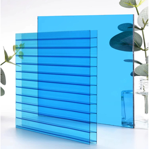 Các polycarbon multiwall trong suốt đôi tường mái PC Nhựa Tùy Chỉnh mái hiên rỗng policarbonato giá <span class=keywords><strong>Polycarbonate</strong></span> - Product Image 6