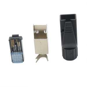 Conector Industrial de 4 Pines del Fabricante, Cable RJ45 Macho Blindado Cat 5e 8P4C, Ensamblaje de Conector con Carcasa de Acero Inoxidable a Prueba de Agua - Product Image 2