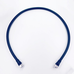 Cable de puente RF Superflex Coaxial, conector macho 1/2-10, 4,3 ", baja pérdida de fábrica - Product Image 1