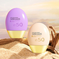 Tabung krim BB, tabung plastik datar Oval kualitas tinggi, wadah kemasan tabir surya, tabung krim Foundation Remas kosmetik