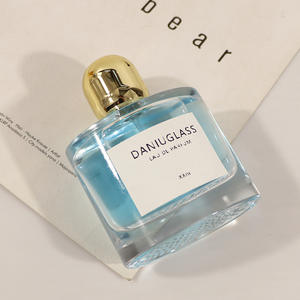 Venta al por Mayor de Botellas de Perfume de Vidrio Ovaladas Transparentes de 100 ml con Clip, Botellas de Spray Recargables Vacías para Cosméticos para Mujer - Product Image 2