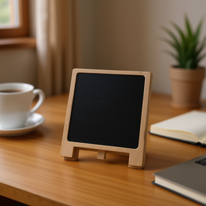 กระดานดำไม้ ILAN ขนาด 11x8 ซม. พร้อมขาตั้งสำหรับเขียนข้อความ - Product Image 3