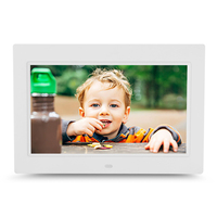 Cadre photo numérique intelligent avec écran IPS HD grand écran, fonction horloge calendrier, lecteur vidéo MP3, 7 8 9 10 pouces, télécommande