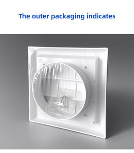 La fenêtre carrée en ABS couvre la sortie d'air du nouveau système de ventilation pour l'évent d'échappement de la climatisation centrale - Product Image 2