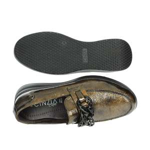 Cinzia <b>Soft</b> Women's Moccasin Bronze Platform Loafer - Product Image 6