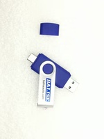 Pendrive USB 3.0 Tipo-C 2 en 1 de Metal con Logotipo Personalizado, 4GB-128GB, en Oferta