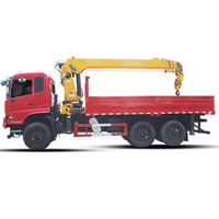 Grue montée sur camion Dongfeng 6*4 15 tonnes moteur Cummins Euro VI 260hp camion diesel avec grue prix bon marché avec haute qualité