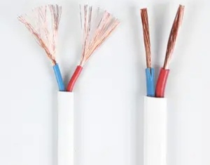 Câble électrique 2 conducteurs 2x0.75/1/1.5/2.5/4/6mm² RVVB H03Vvh2-F plat en PVC souple, conducteur en cuivre isolé, type conducteur solide - Product Image 3