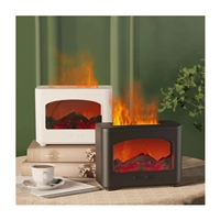 Diffuseur d'aromathérapie d'air ultrasonique Portable vente chaude Mini cheminée humidificateur de flamme USB huiles essentielles ménage YS