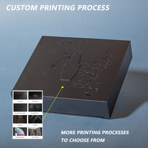 กล่องบรรจุภัณฑ์เครื่องสำอางเปิดประตูแบบแม่เหล็กสองประตูพร้อมแผ่นกระดาษสีเทาแบบยั่งยืนบรรจุภัณฑ์แบบสร้างสรรค์ออกแบบได้ตามต้องการ - Product Image 6