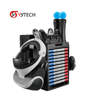 SYYTECH-controlador de consola de juegos multifunción, soporte de carga Vertical de refrigeración de disco para PS4 Pro Slim PS Move VR