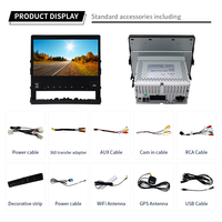 Autoradio Android IPS Écran horizontal Lecteur multimédia de voiture pour Toyota Land Cruiser 2020 Carplay et Android Auto