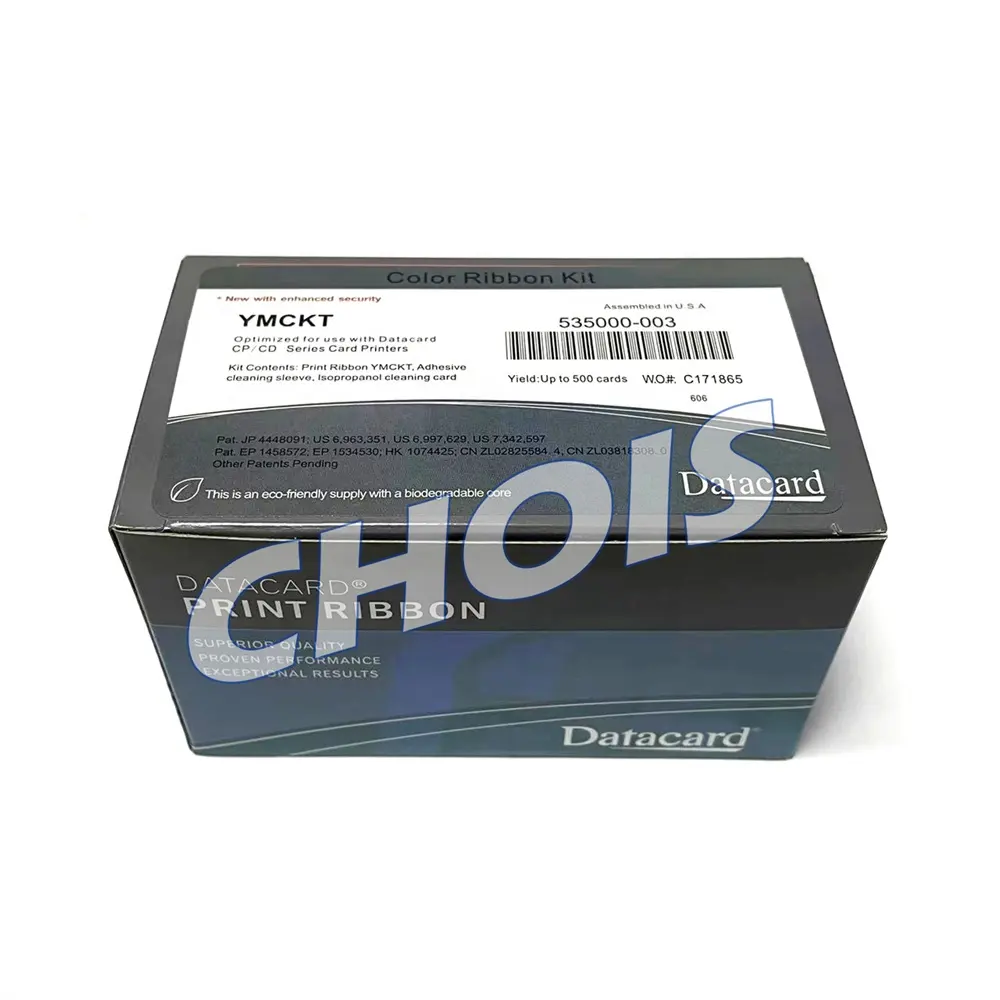 DATACARD CD & CP Serie Printer YMCKT 500 Prints Lint 535000-003