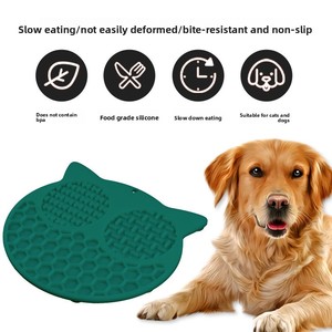 Alfombrilla de Silicona Recomendada por Veterinarios para Alimentación Lenta de Perros, Alfombrilla Interactiva para Lamer, para Calmar y Mejorar la Salud Digestiva - Product Image 1