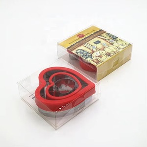 Heart Shape Sandwich Cutter And Sealer Set Kids <b>Cookie</b> Fruit Vegetable <b>Cutting</b> Mould - Product Image 5