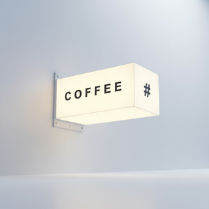 Panneau publicitaire LED double face personnalisé, panneau lumineux mural rétroéclairé, boîte lumineuse LED pour la <span class=keywords><strong>promotion</strong></span> des cafés et des magasins de détail - Product Image 3