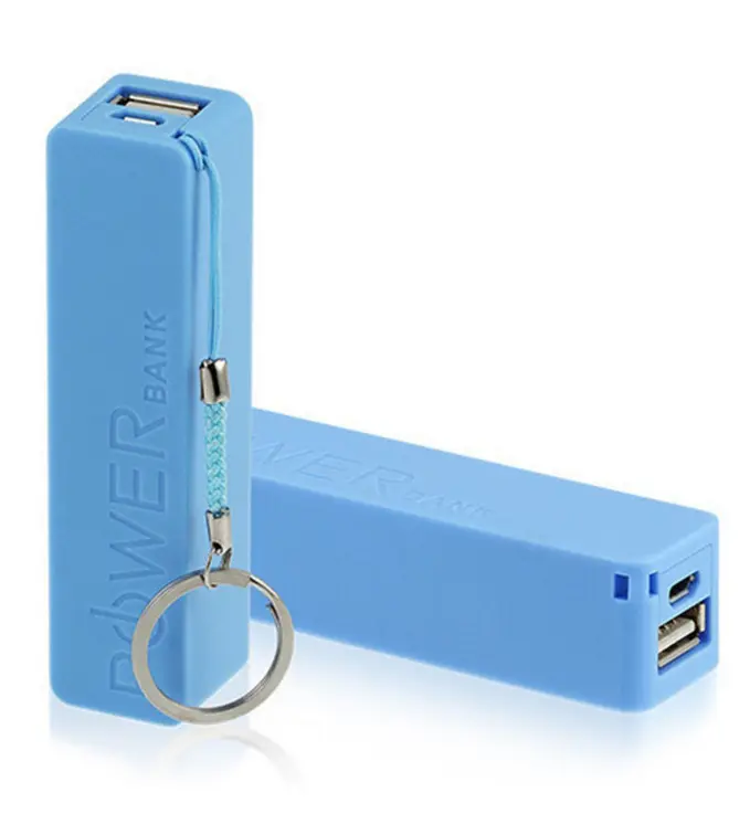 hot sale Cheapest low price 18650 2600mah Qi mobile Charger Fast charging Portable key ring chain mini Power Bank with holder