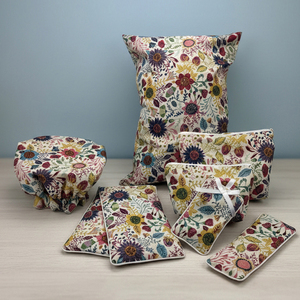 Sacchetto da guardaroba in cotone stampato <span class=keywords><strong>per</strong></span> uso domestico, impacco caldo e <span class=keywords><strong>freddo</strong></span> con semi di lino e lavanda, scaldacollo, pochette <span class=keywords><strong>per</strong></span> il trucco - Product Image 5