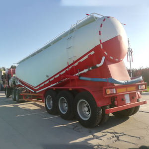 Semi-remorque à ciment en vrac à 3 essieux avec suspension à ressorts à lames <span class=keywords><strong>de</strong></span> haute qualité et système <span class=keywords><strong>de</strong></span> freinage à double ligne - Product Image 2
