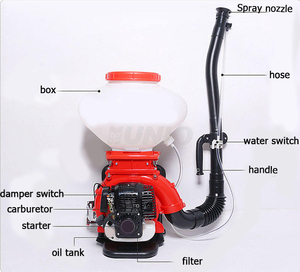 Potente plumero de niebla, nebulizador de mosquitos, ventilador de jardín de gasolina para <span class=keywords><strong>mochila</strong></span> de huerto, pulverizador de plumero, <span class=keywords><strong>mochila</strong></span>, <span class=keywords><strong>atomizador</strong></span> agrícola - Product Image 2